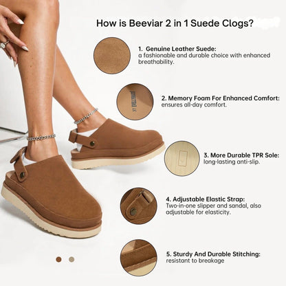 Beeviar™ Suede Glide Clog