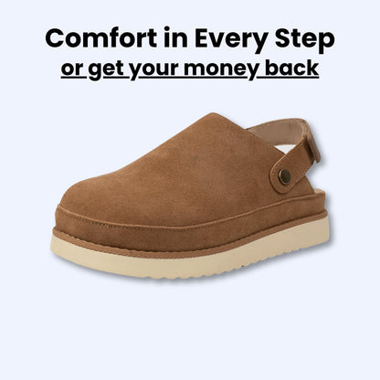 Beeviar™ Suede Glide Clog Chestnut / US 6