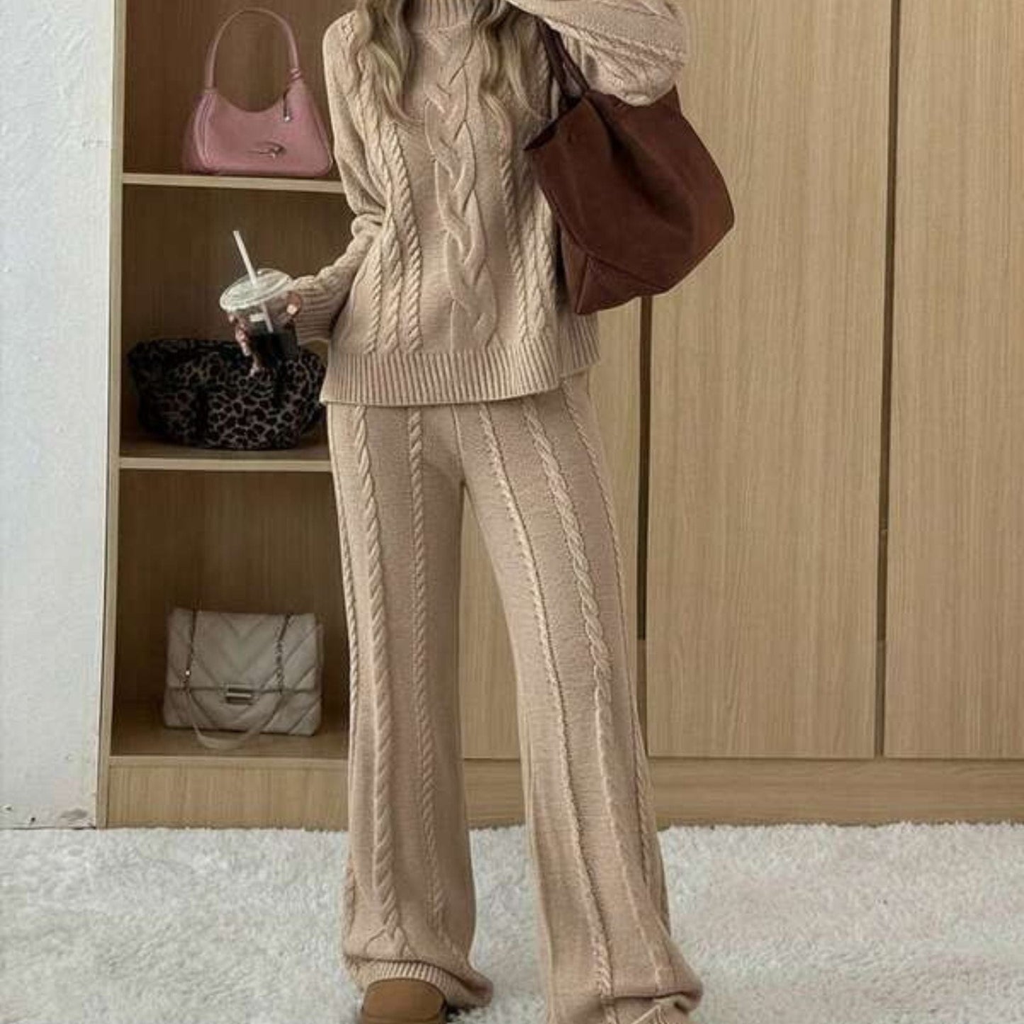 Knitted Loungewear Set