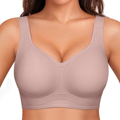 Wireless Full Coverage Bra Gray / M